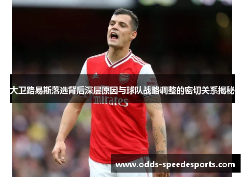 大卫路易斯落选背后深层原因与球队战略调整的密切关系揭秘